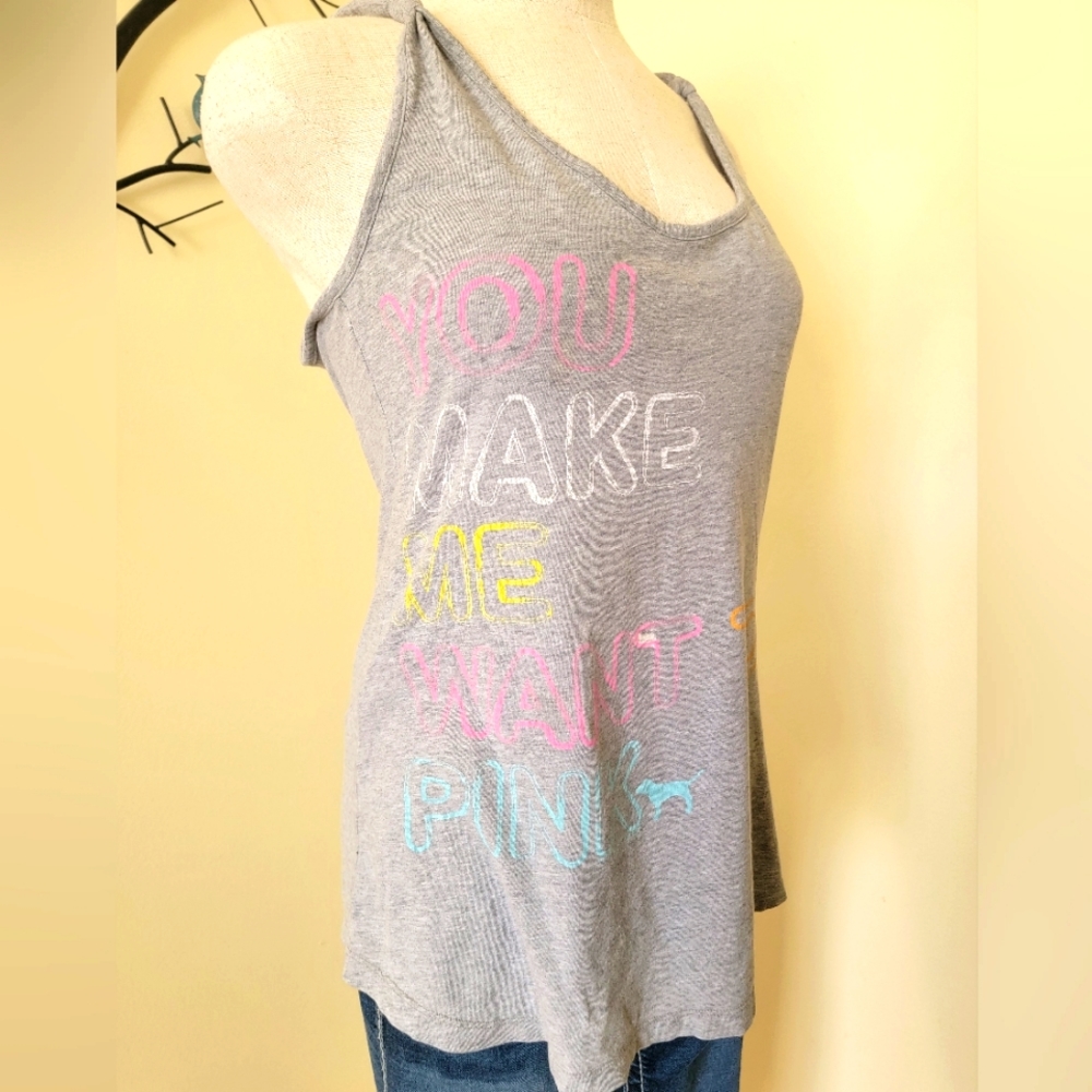By Victoria Secret PINK Hot Hot Women's Knotted Strap Tank Top